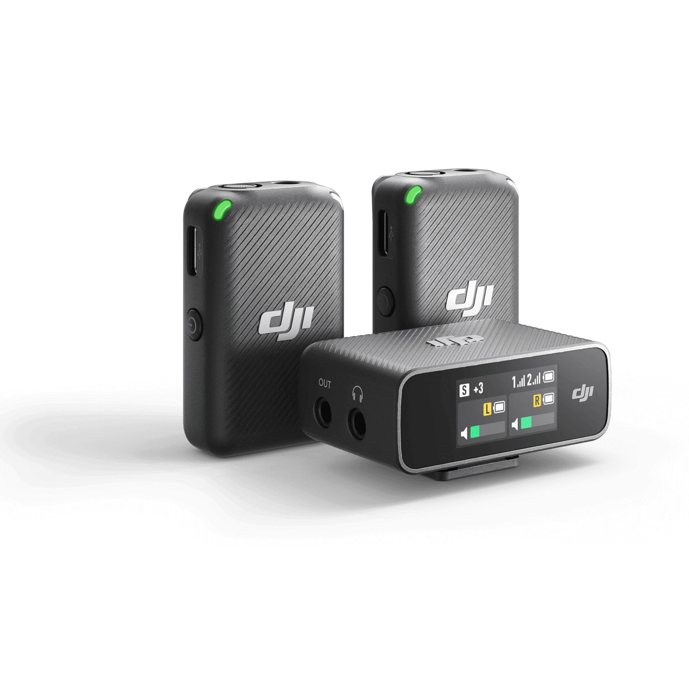 DJI MIC 2 Pocket-Sized Pro Audio Wireless Lavalier Microphone Set with 2x Transmitter 1x Receiver and Charging Case, 250M Transmission Range, 6-hour Recording & 18-hour Total Battery Life for Osmo Pocket 3, Action 4, Smartphones, & Cameras