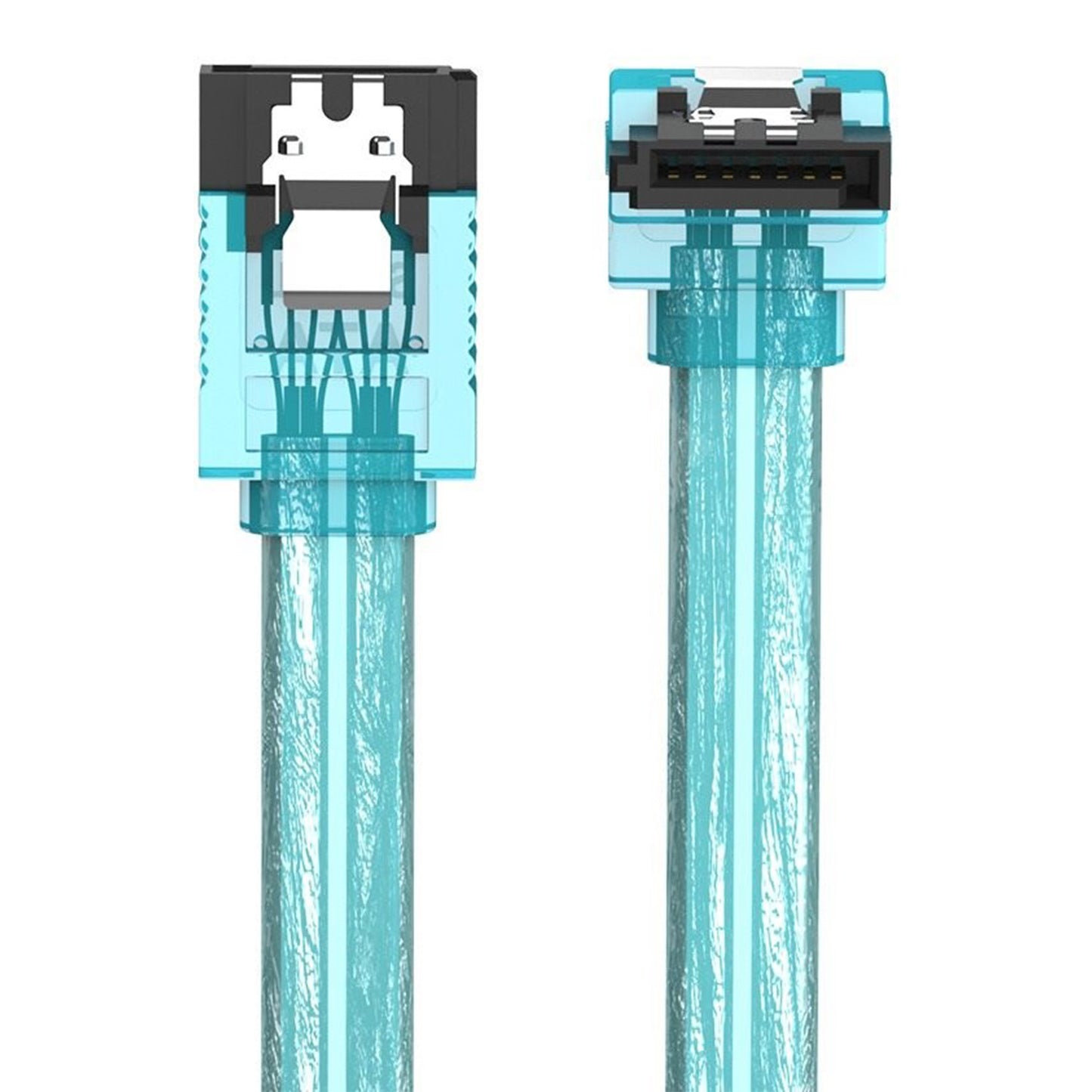 Vention SATA Cable 3.0 to Hard Disk Drive SSD HDD 6Gbps High-Speed Data Cable with Right-Angle /Straight Interface 0.5-Meters (KDD)