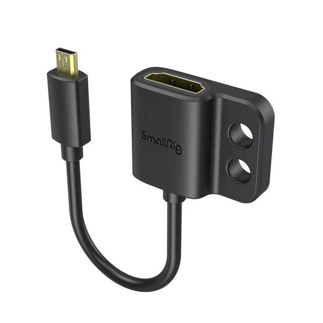 SmallRig 3021 Ultra Slim 4K High Quality HDMI Adapter Cable HDMI Type-A (Female) MICRO HDMI Type-D (Male)