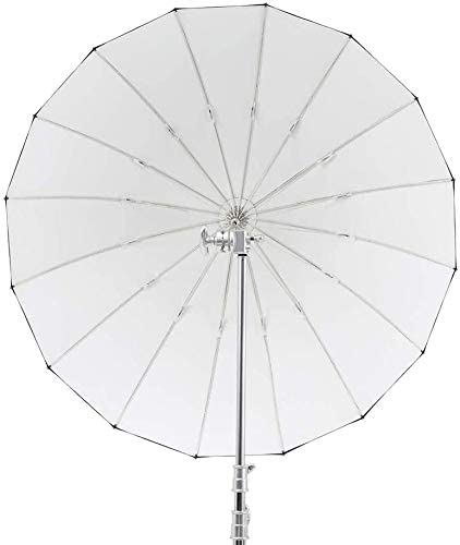 Godox UB-130W 51" White and Black Parabolic Umbrella Reflector for Photography Lighting