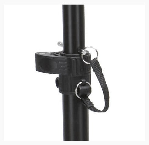 Samson SP100 Heavy Duty Speaker Stand with Adjustable Height up to 6' Feet Telescoping with Locking Latch