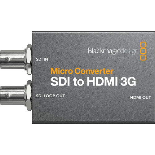 Blackmagic Design Micro Converter SDI to HDMI 3G, 1080p60 HDMI Out, Compact Design