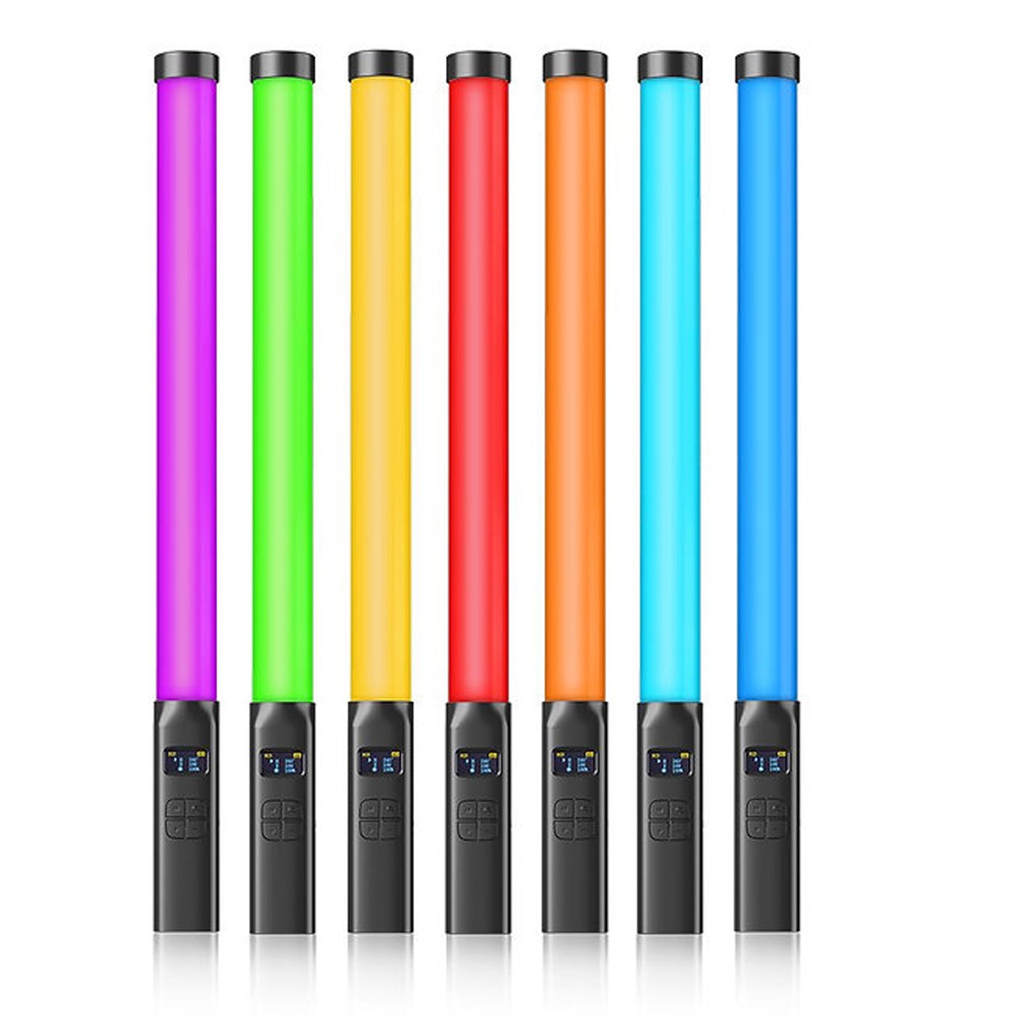 Ulanzi VL119 10W RGB Handheld Video LED Light Wand 3300mAh Stick with 20 Special Effect Presets and Onboard Controls for Videography & Photography