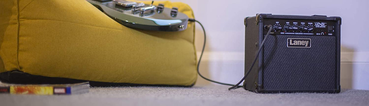 Laney LX Series LX15 - Guitar Combo Amplifier - 15watts 2x5inch Woofers