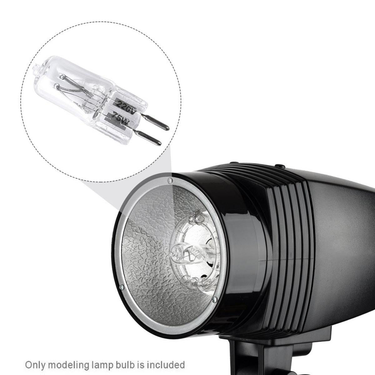 Godox ML02 75W 220V Spare Modelling Lamp Bulb for Compact Studio Flash Speedlite Strobe Light