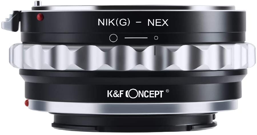 K&F Concept NIK(G)-NEX High Precision Lens Adapter Mount for Nikon F and G Mount Lens to Sony E-Mount Body Mirrorless Camera