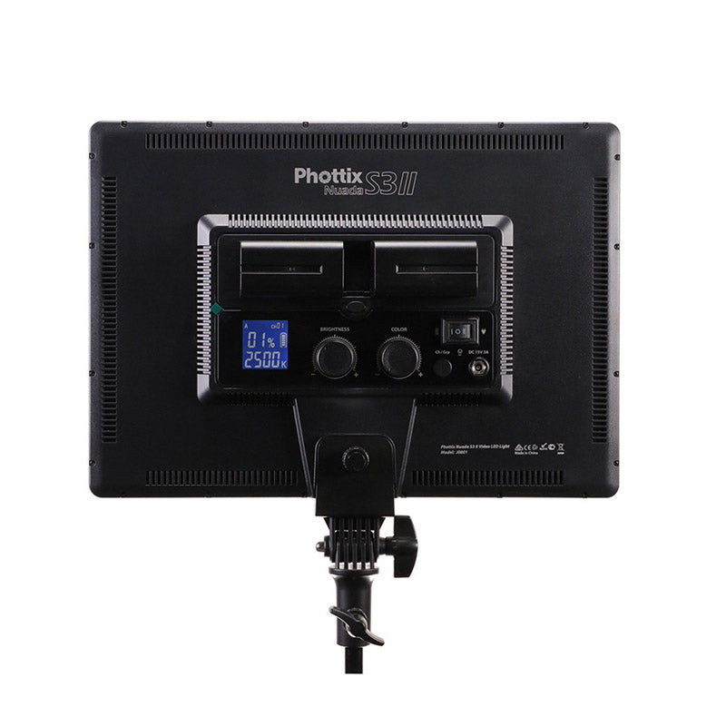Phottix Nuada S3 II 5600K Video LED Panel Light for Videography and Photography Vlog Light | PH81422