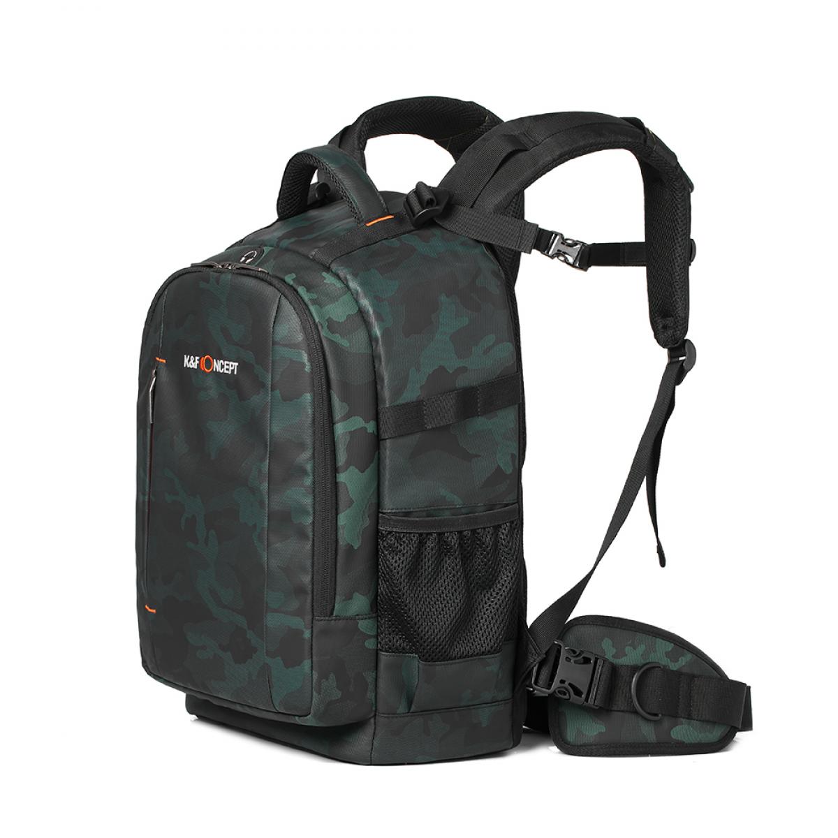 K&F Concept Multifunctional Large DSLR Camera Backpack for Travel Outdoor Photography