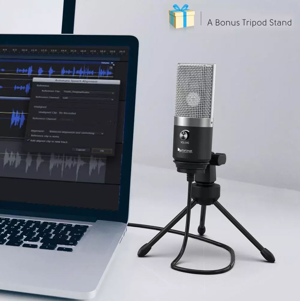 Fifine T670 USB Studio Microphone Condenser for Gaming, Recording, Live Streaming Microphone Kit