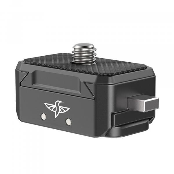 UUrig by Ulanzi R072 Hummingbird Quick Release Mount Base with Locking Function and Push Button Control for GoPro and other Action Cameras