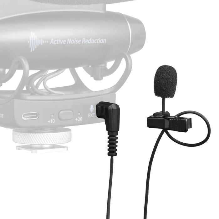 JOBY Wavo Lav PRO Omnidirectional Clip-On Condenser Lavalier Lapel Microphone with 3.5mm TRS Output, Foam Windscreen, Carrying Pouch for Cameras, Audio Recorders and Smartphones | 1718