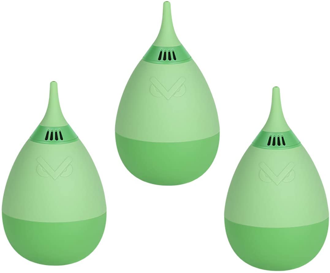 VSGO V-B014E Filter Air Blaster with Filter Tumbler Design Lens Cleaning Blower Compressed Air for Nikon Sony Canon Digital Camera Lens & Sensor Cleaning (Apple Green)