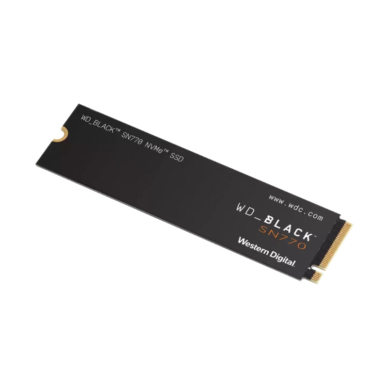 Western Digital WD BLACK SN770 250GB 500GB 1TB M.2 NVMe Gen4 Series SSD Solid State Drive with 4GB/s Sequential Read Performance for Gaming Console PC Computer and Laptop WDS250G3X0E WDS500G3X0E WDS100T3X0E