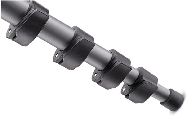Manfrotto MMCOMPACTADV-BK Lightweight Compact Aluminum Monopod Advanced for Vlogging, Photography (Black)