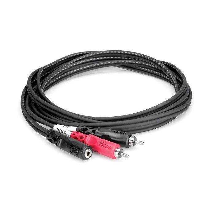 Hosa Technology CMR-210 Stereo Mini 3.5mm Male to 2 RCA Male Y-Cable (