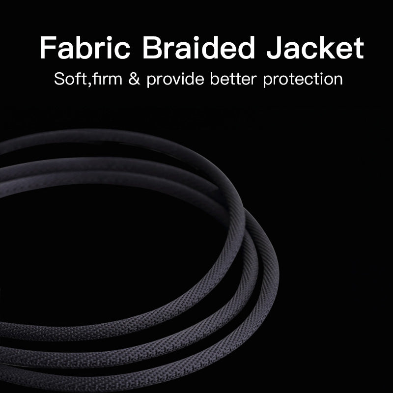 Vention 3.5mm Male to Female Cotton Braided Cable 1.5-Meters (BHB) Audio Extension Cord for Smartphones