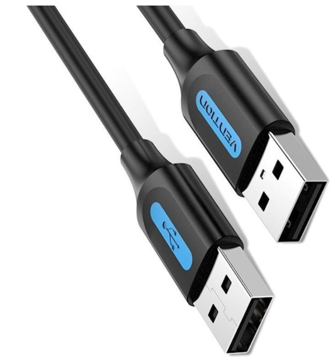 Vention USB 2.0 A Male to A Male Cable (COJ) 480mbps Black (Available in Different Lengths)