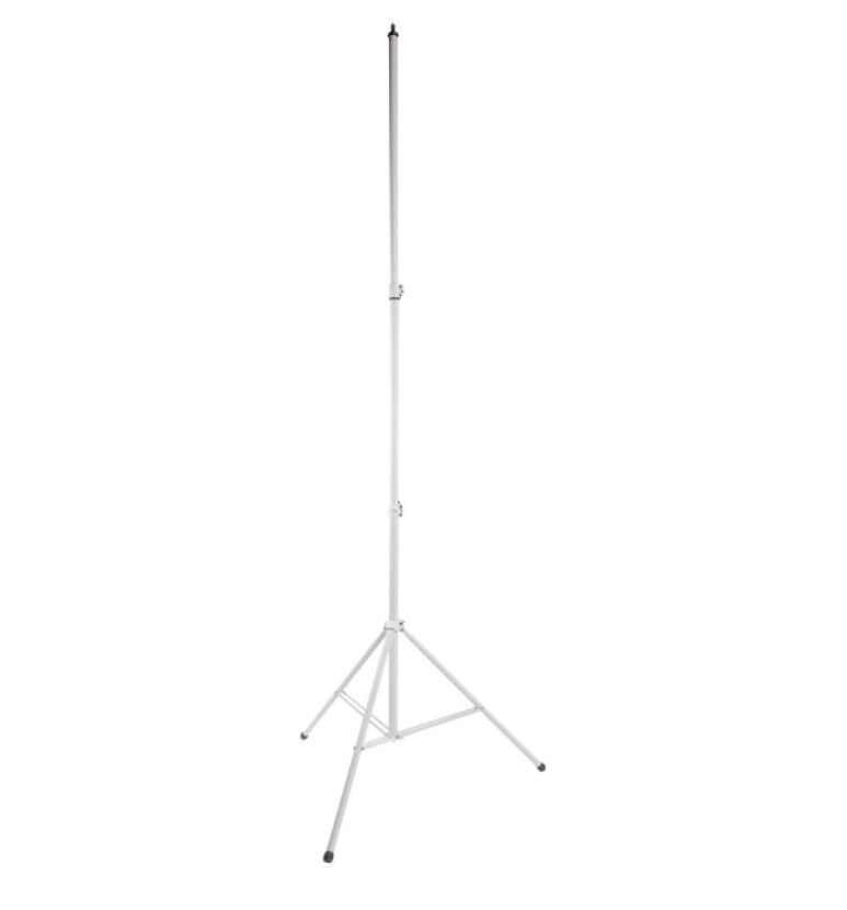 Phottix PX280W Air-Cushioned Light Stand 280cm / 110" Adjustable Extended Height and Aluminum and Powder Coated (White)