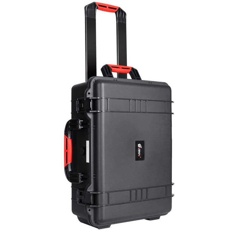Eirmai R600 Durable and Waterproof Suitcase Hardcase with 2 Customizable Detachable Sponges for Cameras, Drones, and Accessories - Available Color