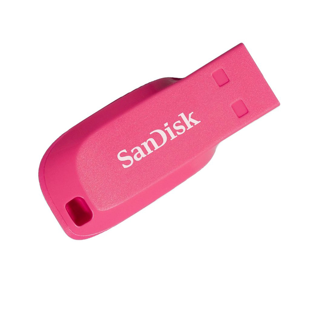 SanDisk Cruzer Blade 16GB USB 2.0 Flash Drive (BLACK, BLUE, GREEN, PINK, WHITE)