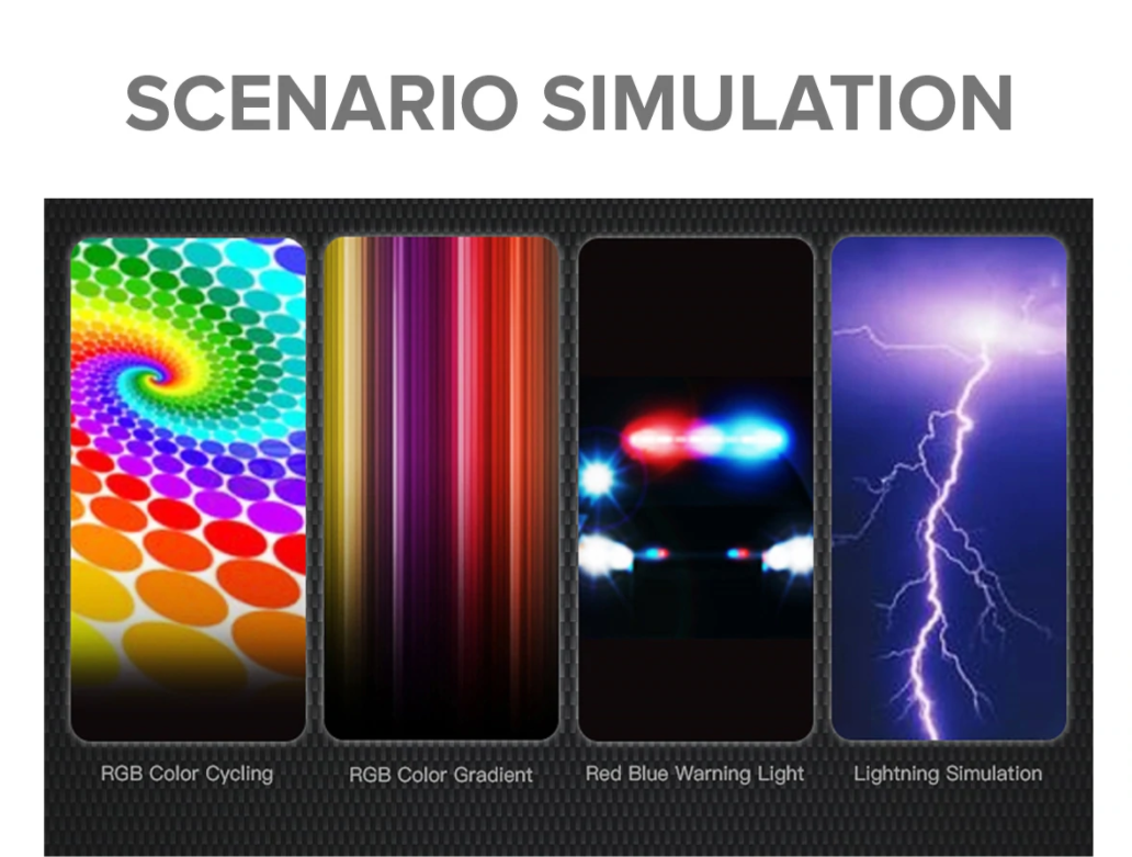 Luxceo P7RGB Pro Bluetooth Waterproof Video Light with 8 Lighting Modes and App Intelligent Control