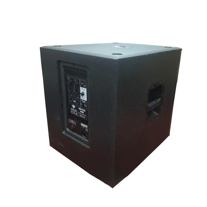 KEVLER KRX-615SA 15" 600W Powered Active Subwoofer Bass Speakers (PAIR) with Built-In Class D Amplifier, XLR and 6.5mm TRS AUX Line In and Vertical Pole Mounting Port