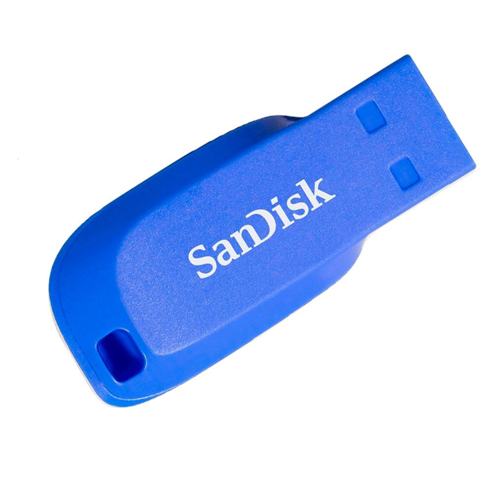 SanDisk Cruzer Blade 16GB USB 2.0 Flash Drive (BLACK, BLUE, GREEN, PINK, WHITE)