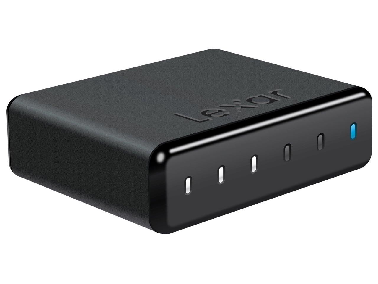 Lexar Professional Workflow Data Storage Drive with up to 512GB Capacity LRWDD512CRBNA
