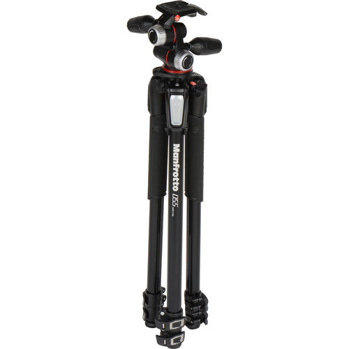Manfrotto MT055XPRO3-3W Aluminum Tripod with 3-Way Pan-Tilt Head