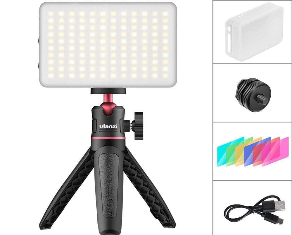 VIJIM by Ulanzi 2029 VL120 3200K-6500K Mini Pocket Adjustable LED Video Light for Vlogging Youtube Online Video Content Photography Livestream