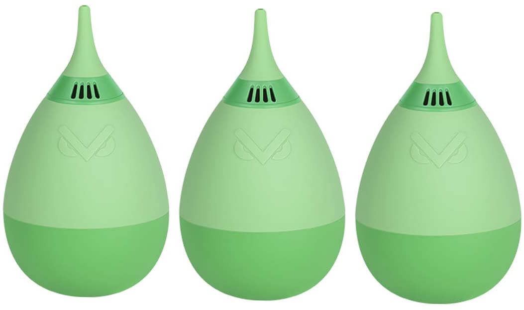 VSGO V-B014E Filter Air Blaster with Filter Tumbler Design Lens Cleaning Blower Compressed Air for Nikon Sony Canon Digital Camera Lens & Sensor Cleaning (Apple Green)