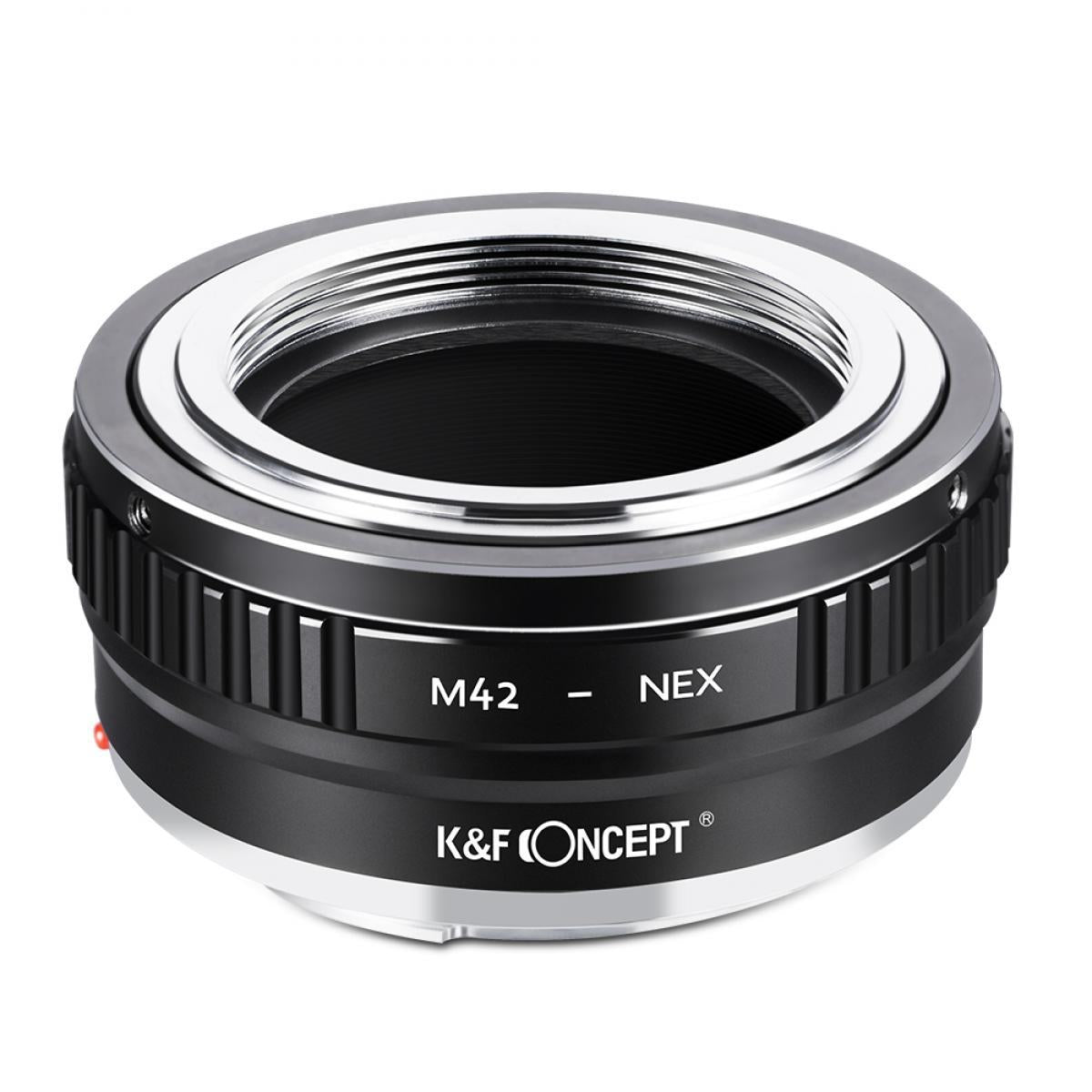 K&F Concept M42-NEX High Precision Lens Adapter Mount for M42 Mount Lens to Sony E-Mount Body Mirrorless Camera