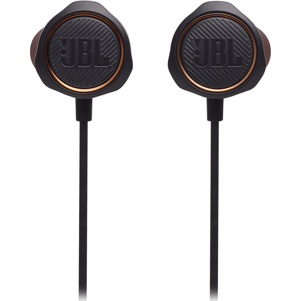 JBL Quantum 50 Wired In-Ear Gaming Headphones with Volume Slider and In-line Mic for Gaming Livestream