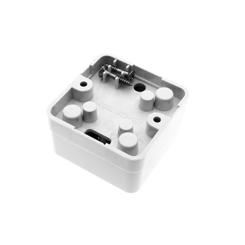 OMNI T-slot Surface Single Tandem Outlet 20A 220V with Ground for Home Electrical Appliances | WTO-001