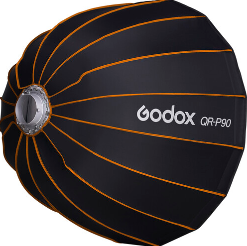 Godox QR-P90 90CM Deep Parabolic Quick Setup Bowens Mount Flash Speedlight Diffuser Reflector