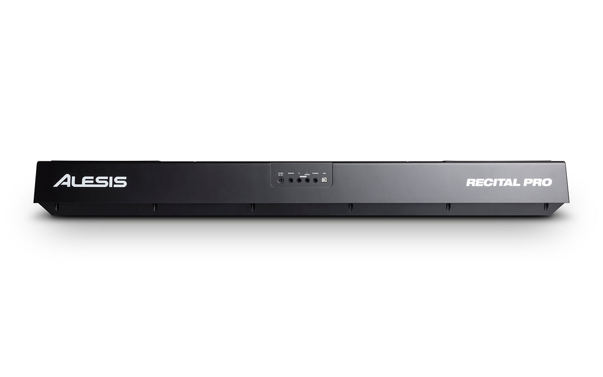 Alesis Recital Stage Pro 88-Key Full Size Digital Piano Electric Keyboard with Hammer-Action Keys Power Adopter Music Rest