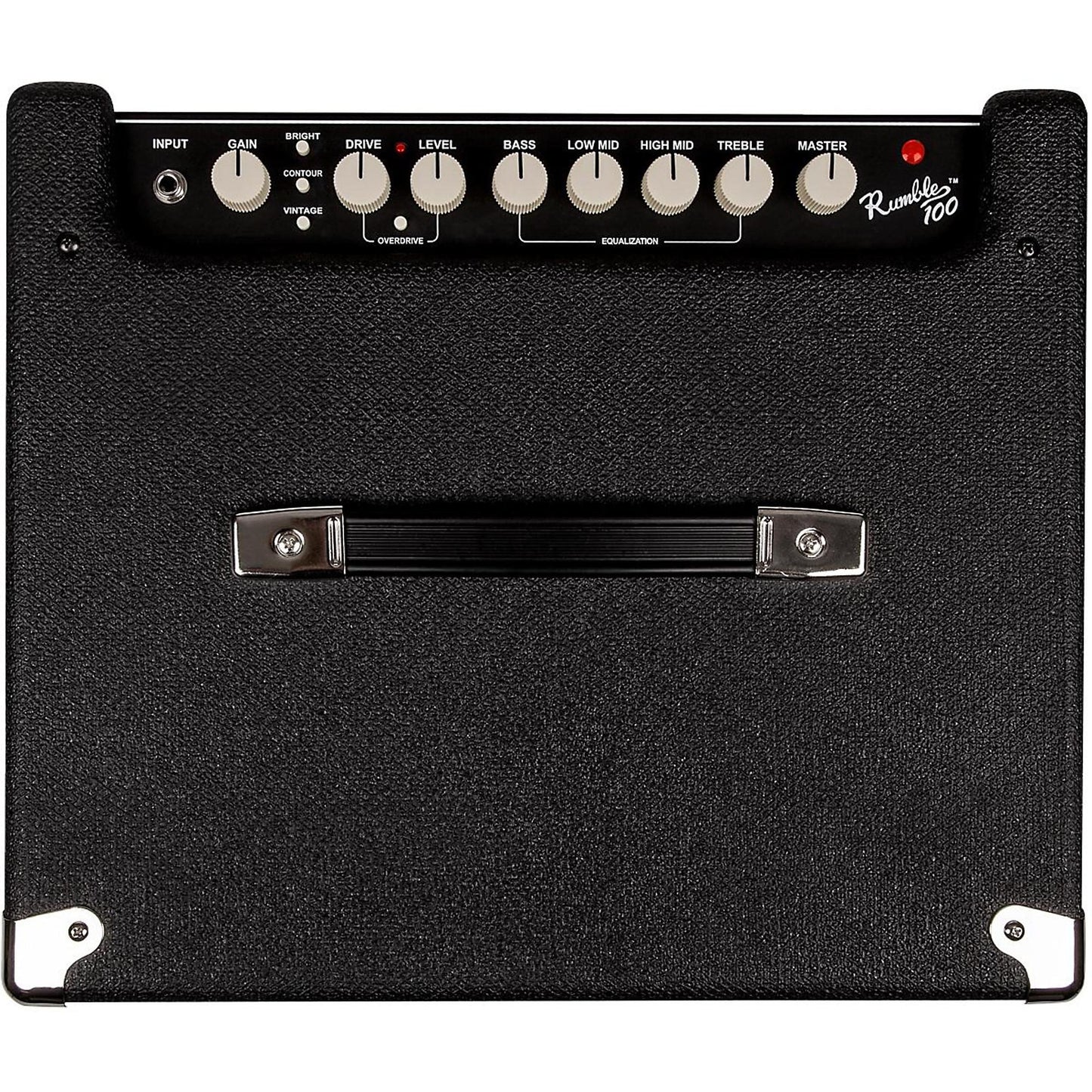 Fender Rumble 100 Electric Bass Combo Amplifier 100watts 120V (230V EUR) Lightweight with 12in Speaker XLR Line Out Ground Lift 4-Band EQ