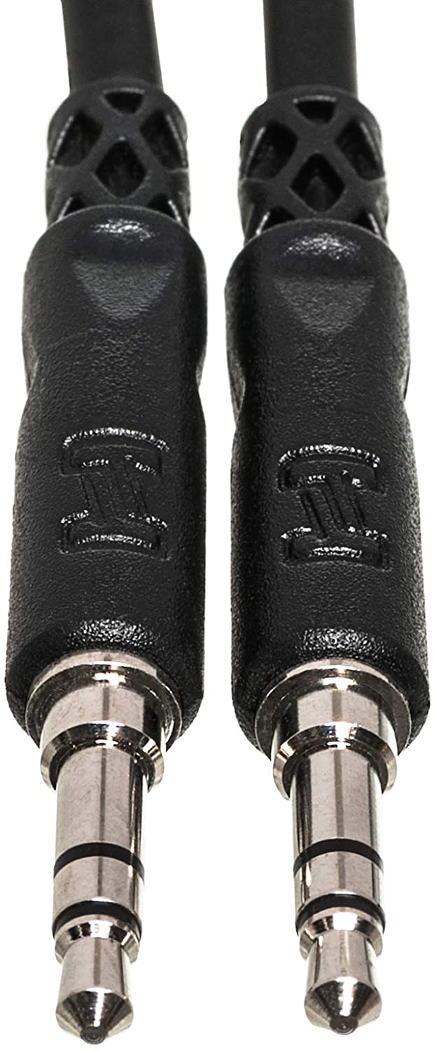 Hosa CMM-110 3.5mm TRS to 3.5mm TRS to Same Stereo Interconnect Cable, 10Ft.