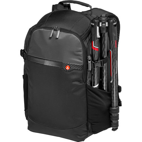 advanced camera and laptop backpack rear access Manfrotto (Black) Your tripod can also be connected via a side strap if you wish to have more space on the inside of the backpack Whether you're a traveling photographer,