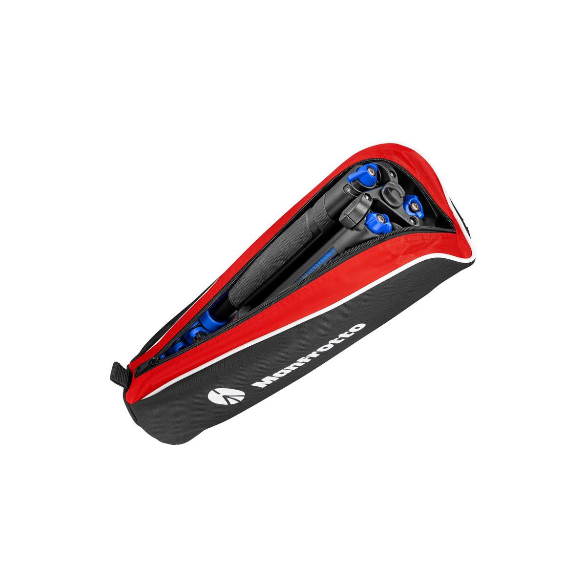 Manfrotto MKBFRA4BL-BH BeFree Color Aluminum Travel Tripod with Ball Head, Blue