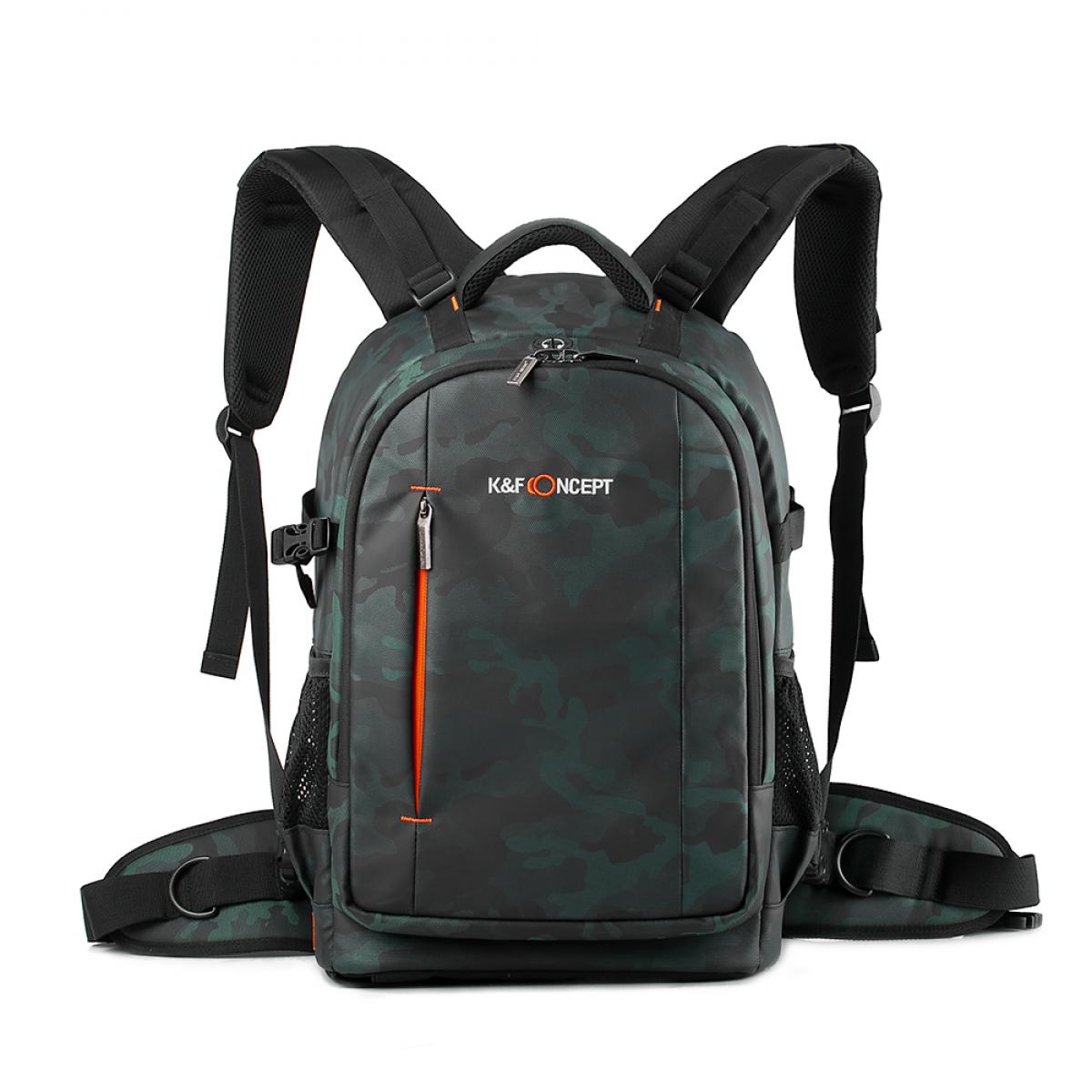 K&F Concept Multifunctional Large DSLR Camera Backpack for Travel Outdoor Photography