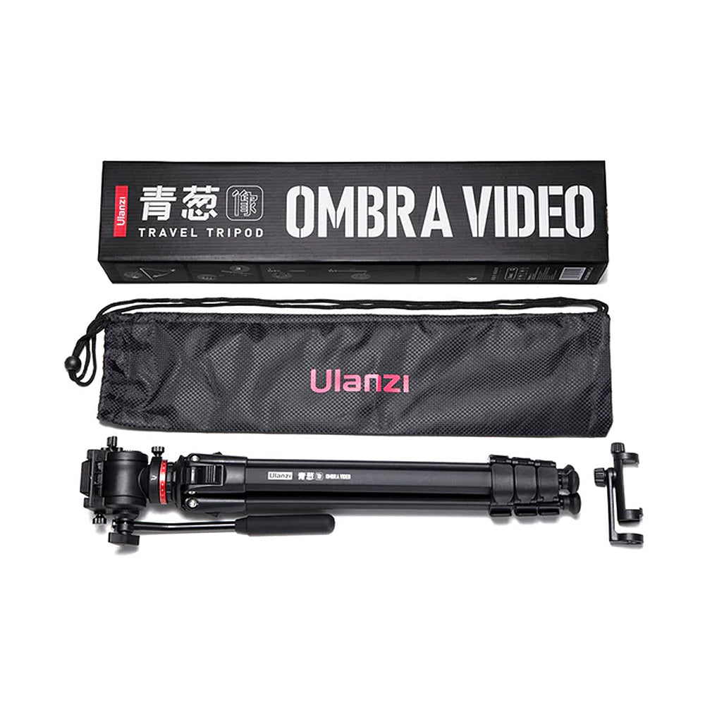 Ulanzi Ombra Video Travel Tripod with 6kg Load Capacity, Detachable Handle, 360 Degree Rotatable for Smartphones and Cameras | XIANG 3030