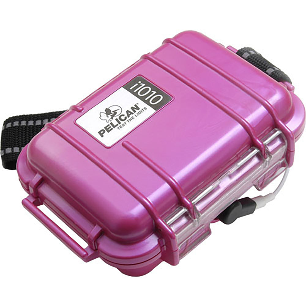 Pelican i1010 Waterproof Case Crushproof Hard Casing with Rubber Liner, Lid Organizer, External Headphone Jack for MP3 Players Earphones (6 Colors Available)