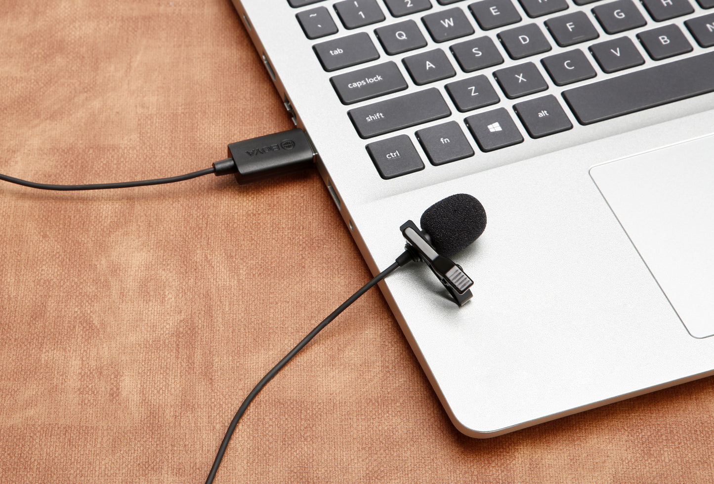 Boya By-LM40 USB Lavalier Microphone Plug and Play for Vlogging, Livestreaming, Online Conference