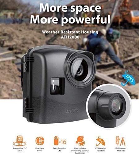 Brinno ATH2000 Construction Power Housing Compatible with TLC200, TLC200Pro, TLC120, TLC130, TLC2000 TLC Cameras