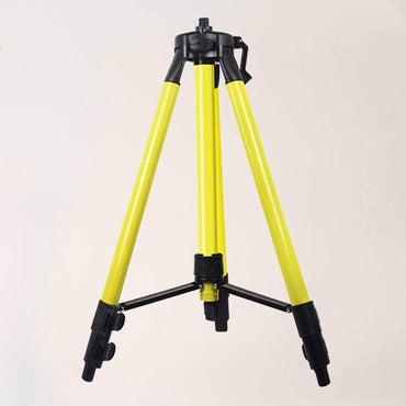 Mtian 2-Section Adjustable Laser Level Tripod for Surveying, Rotary and Line Lasers (YELLOW)