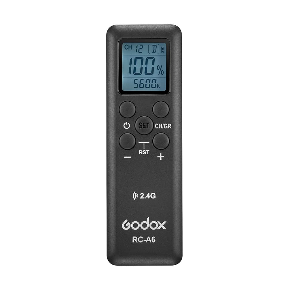 Godox RC-A6 Remote Control 2.4Ghz Wireless Transmission 32 Channels for SL150II SL200II SL150IIBi SL200IIBi SZ200BI FV150 FV200 UL60 ML60 LF308D