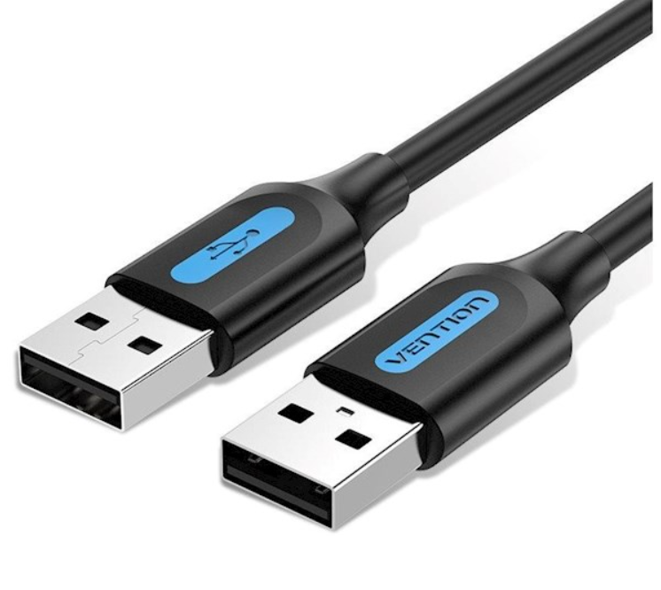 Vention USB 2.0 A Male to A Male Cable (COJ) 480mbps Black (Available in Different Lengths)
