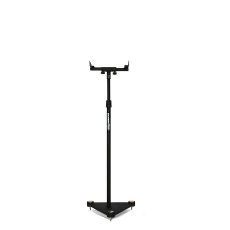 Samson MS100 Studio Monitor Stands Pair with Adjustable up to 4" Height, Triangular Metal Base for Concerts and Recordings