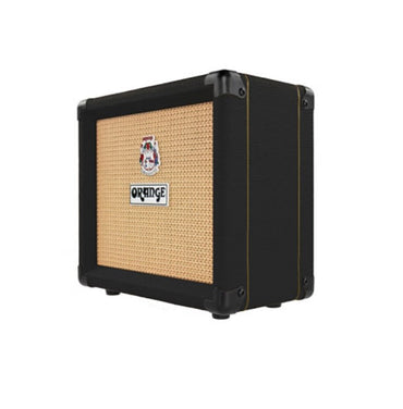 Orange Amps Crush 12 Watts Guitar Combo Amplifier with Active 3 Band EQ and CabSim-Loaded Headphone Output for Electric Guitars (Black, Orange)